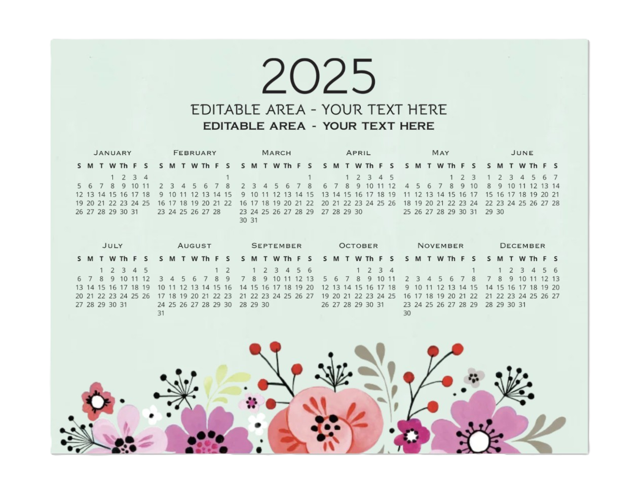 Custom Magnetic Calendar | Personalized with Business Logo or Photos | Perfect Marketing Tool