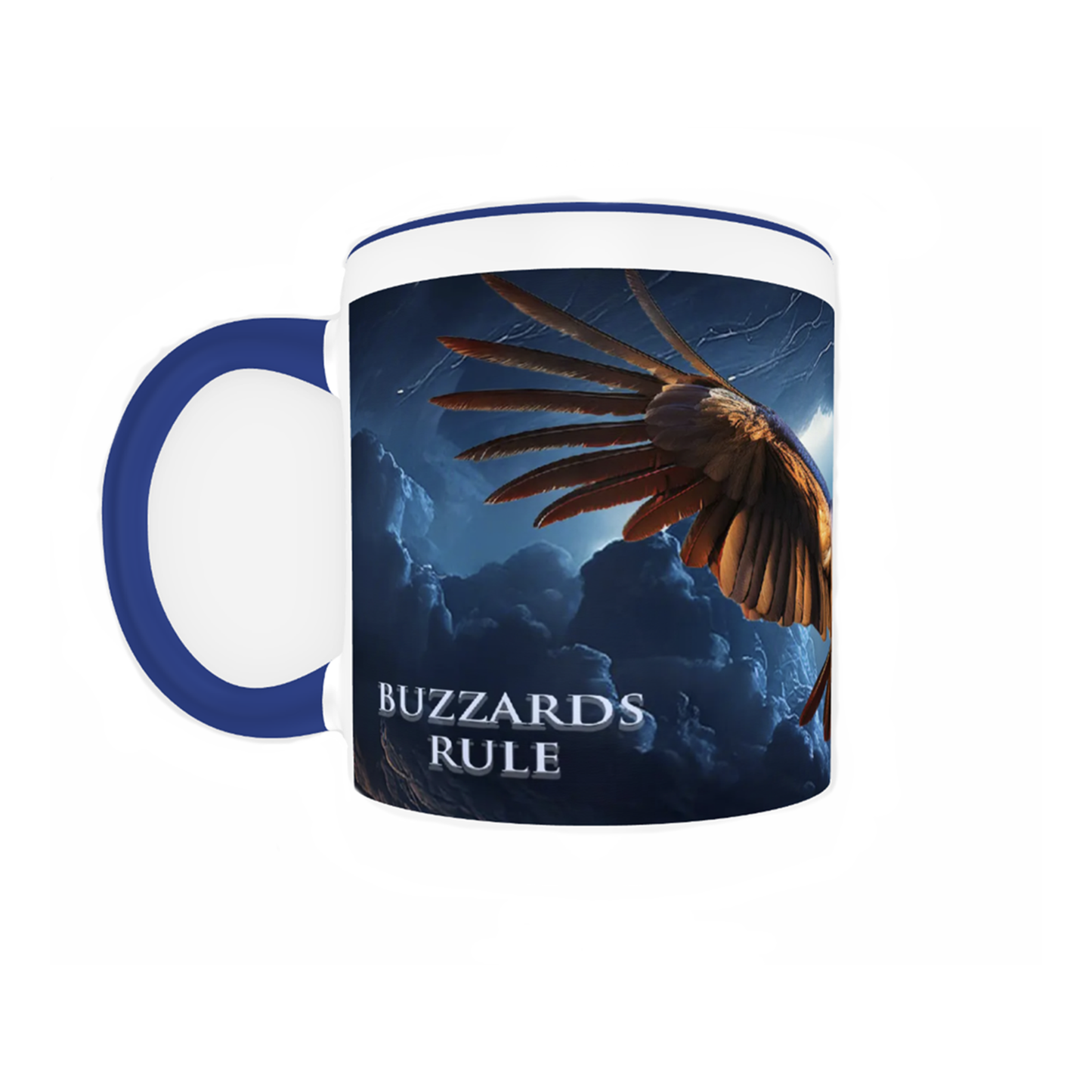 Air Force Squadron 510 Coffee Cup – "Buzzards Rule" Stormy Night Design (11 oz)