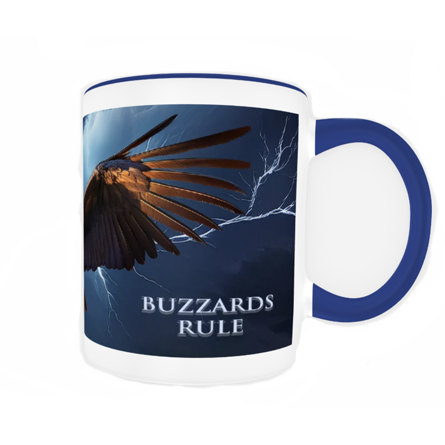 Air Force Squadron 510 Coffee Cup – "Buzzards Rule" Stormy Night Design (11 oz)