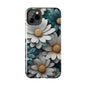 Blue and White Daisy Phone Case – Floral Samsung & iPhone Cover