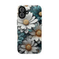 Blue and White Daisy Phone Case – Floral Samsung & iPhone Cover