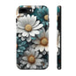 Blue and White Daisy Phone Case – Floral Samsung & iPhone Cover