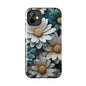 Blue and White Daisy Phone Case – Floral Samsung & iPhone Cover