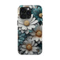 Blue and White Daisy Phone Case – Floral Samsung & iPhone Cover
