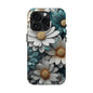 Blue and White Daisy Phone Case – Floral Samsung & iPhone Cover