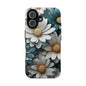 Blue and White Daisy Phone Case – Floral Samsung & iPhone Cover