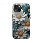 Blue and White Daisy Phone Case – Floral Samsung & iPhone Cover