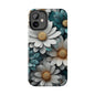 Blue and White Daisy Phone Case – Floral Samsung & iPhone Cover