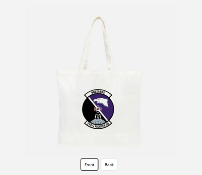Cotton Canvas Tote Bag – Black or Neutral Trim, Double-Sided Printing, 100% Cotton
